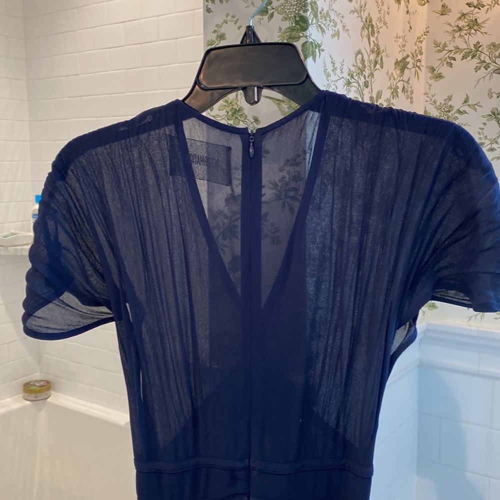 Reformation NWOT- navy dress - Picture 3 of 7